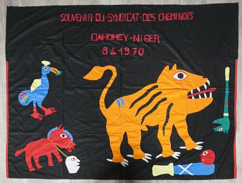 Souvenir du syndicat des cheminots Dahomey-Niger, 8 avril 1970 : [Etendard]