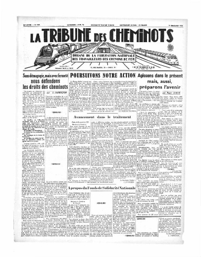 La Tribune des cheminots, n° 594, 1er décembre 1939