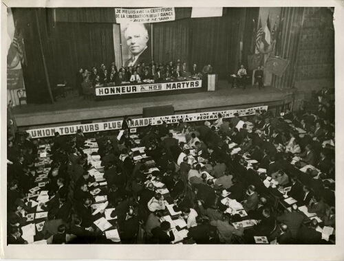 18ème Congrès fédéral, 5-7 août 1945, Paris, palais de la Mutualité : première séance